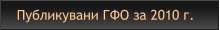 Публикувани ГФО за 2010 г.